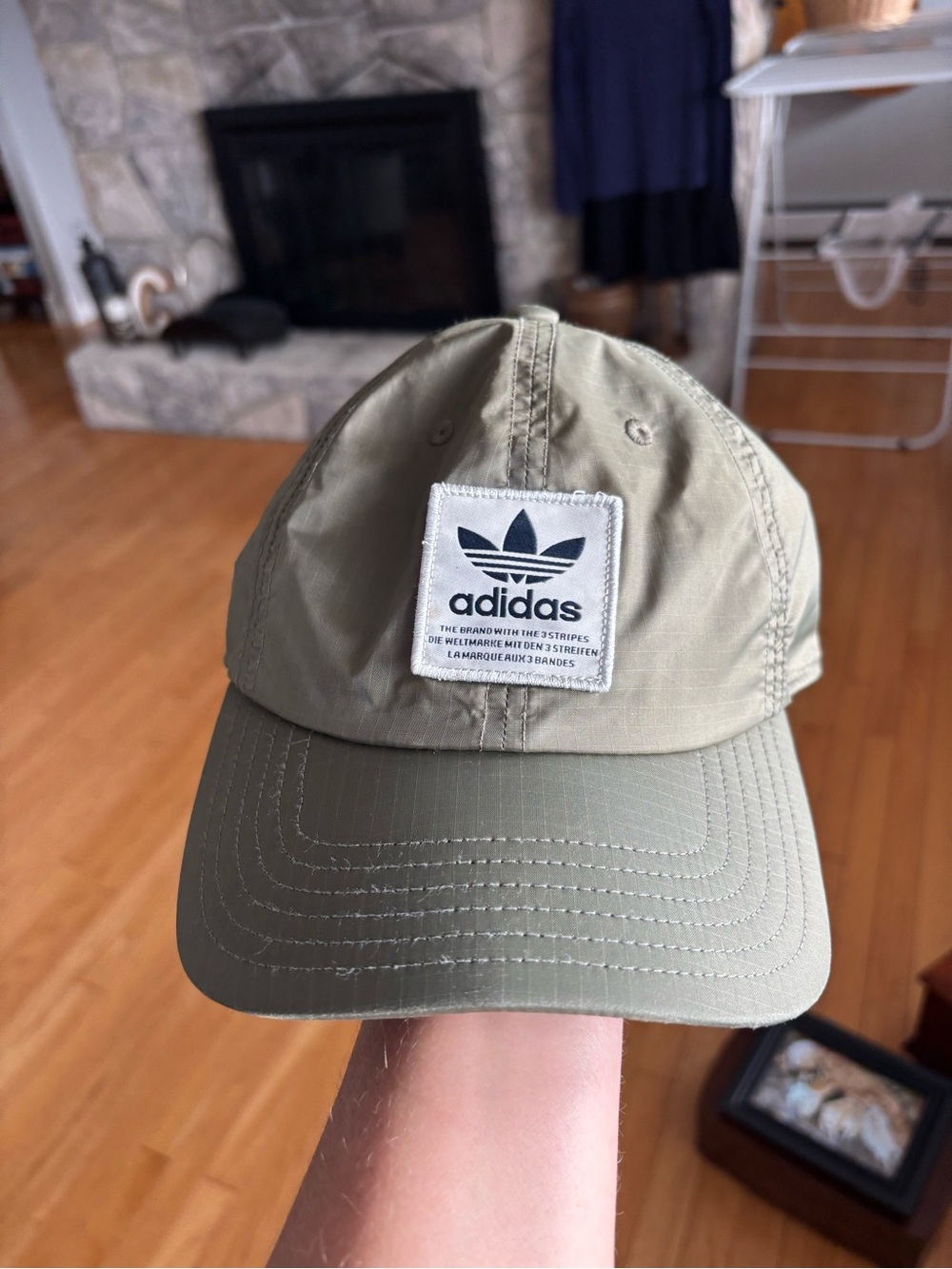 adidas Trefoil Cap in Olive